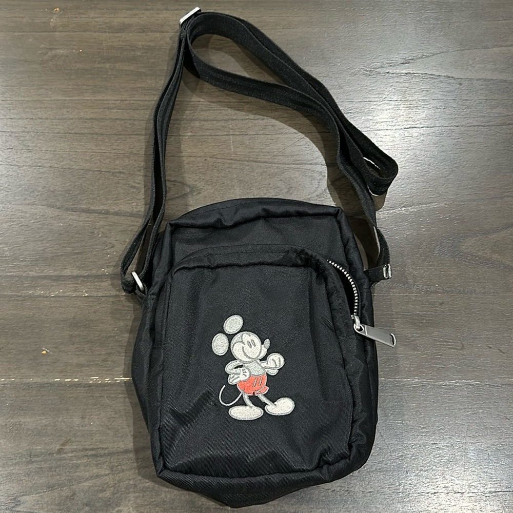 Disney Parks Mickey Mouse Crossbody in Black